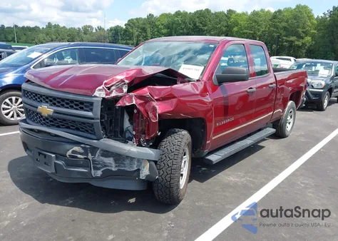 2015 Chevrolet Silverado 1500 Wt из США, поврежденный, VIN 1GCRCPEHXFZ348057